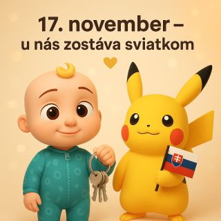 🕊️ 17. november – Deň boja za slobodu a demokraciu Nie je to len dátum. Je to pripomienka odvahy, vďaky a hodnôt, ktoré...
