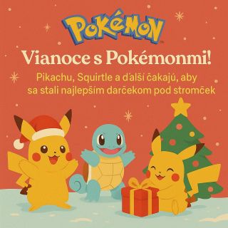 ⚡ Vianoce s Pokémonmi! Pikachu, Squirtle a ďalší čakajú, aby sa stali najlepším darčekom pod stromček. 🎄 🛒 Vyberte si na:...